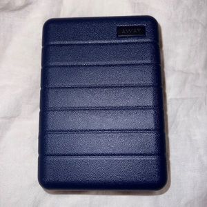 AWAY mini luggage suitcase toiletry bag hardshell case